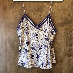 MILLY silk tank